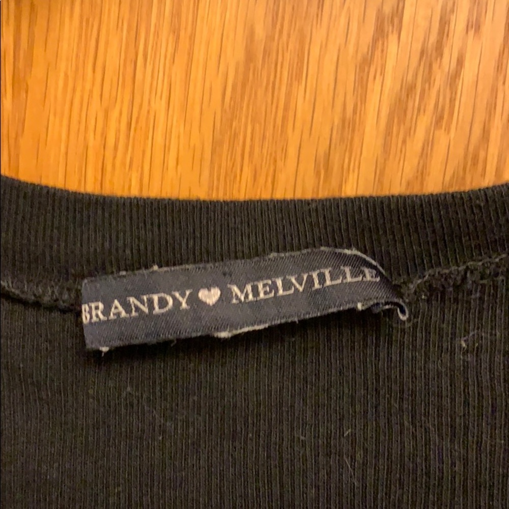 Brandy Melville Black Crop Top - Picture 3 of 3
